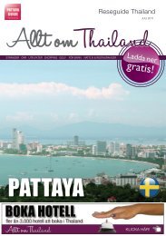 Pattaya - Gratis Reseguider. Gratis PDF  guider om Thailand