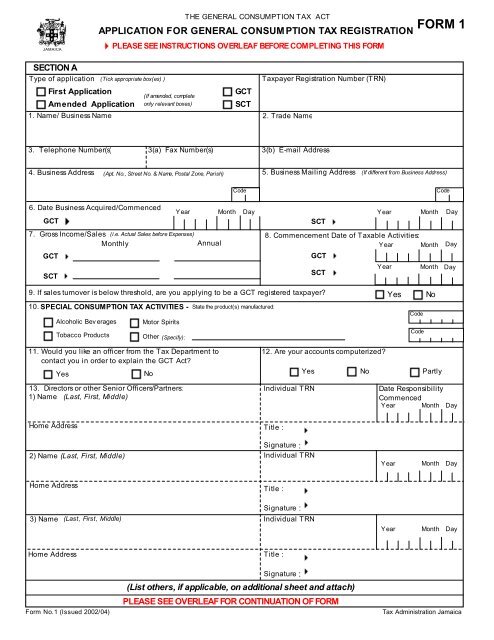 General drivers license application form jamaica download General drivers license application form jamaica download