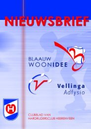 Nieuwsbrief April 2007 - HCH - Heerenveen