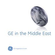 GE in the Middle East