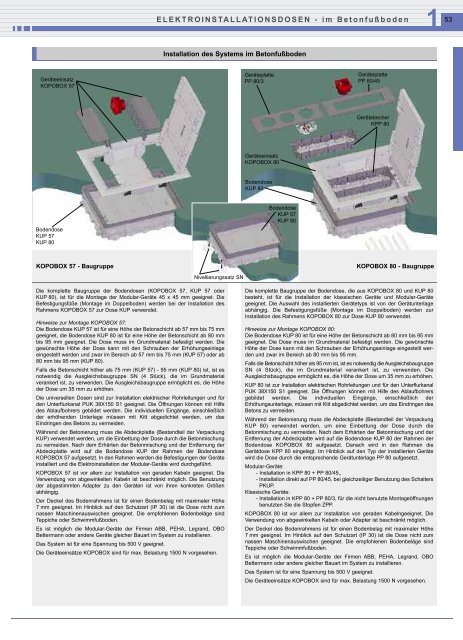 DOSEN UND ZUBEHÖR FÜR ELEKTROINSTALLATION