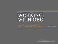 WORKING WITH OBO - American Council of Engineering Companies