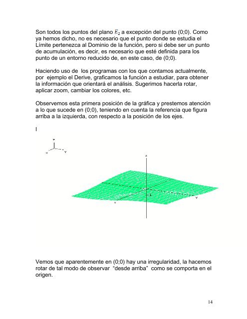 LÃMITE DE FUNCIONES DE DOS VARIABLES Otro enfoque ... - unne