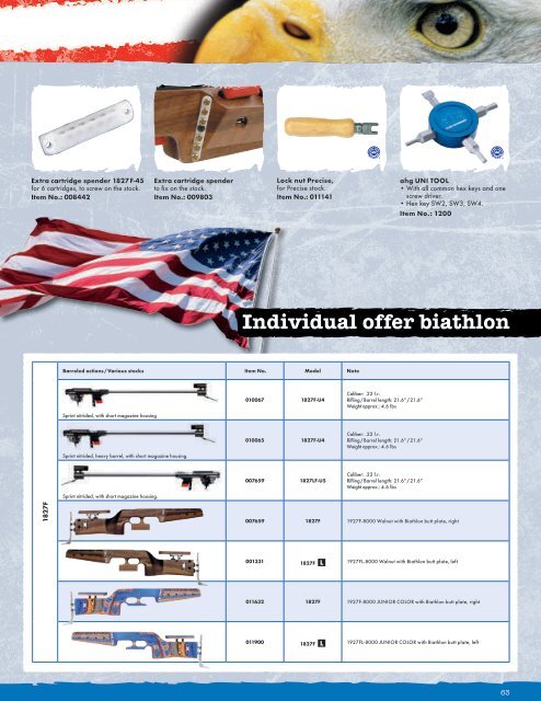 Target and Biathlon Line 2013/2014 - JG ANSCHÃTZ GmbH & Co. KG