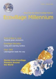 Ecovillage Millennium, 2000 - Global Ecovillage Network