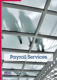 Payroll Services Brochure - BDO