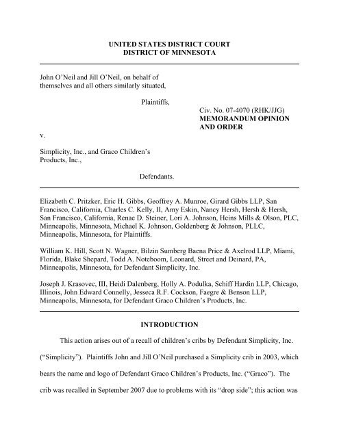 O Neil Et Al V Simplicity Inc Et Al Bankruptcy Litigation