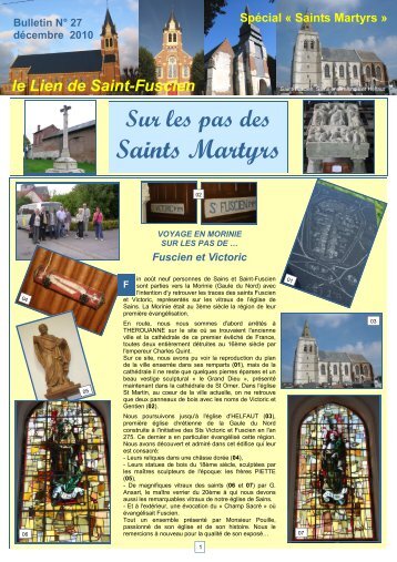 Lien nÂ°27 spÃ©cial Saints Martyrs - Saint-Fuscien