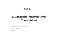 Gangguan Transmisi (Error Transmision)