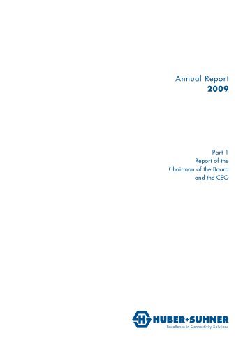 Annual Report - Huber+Suhner