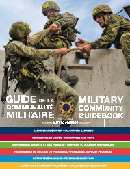 Guide de la communauté militaire - Région Québec - Journal Adsum