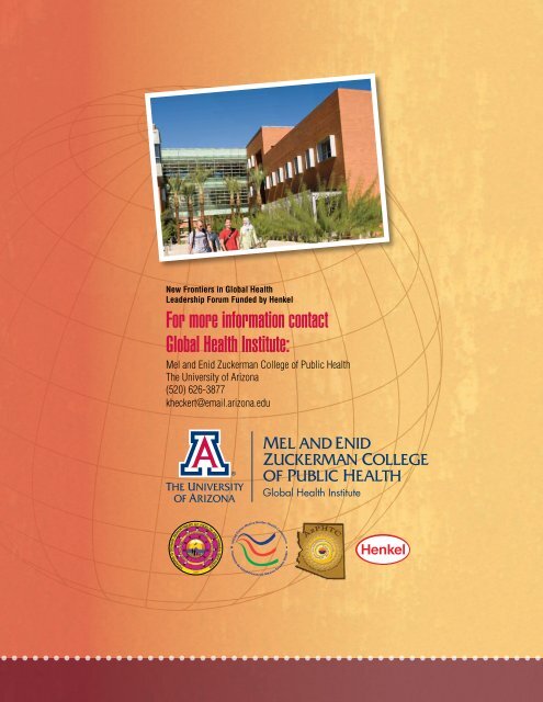 N - Global Health Institute - University of Arizona