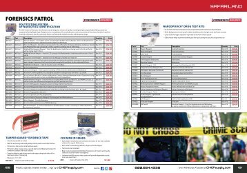 FORENSICS PATROL - Chief Supply