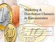 Marketing & Distribution Channels in Bancassurance - Insurance ...