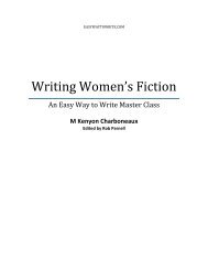 Writing Women's Fiction - The Easy Way to Write