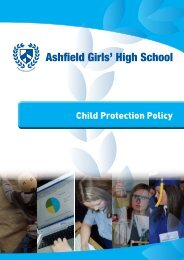 Child Protection Policy PDF - Ashfield Girls' High School