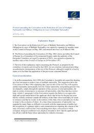Explanatory Report - EUDO Citizenship