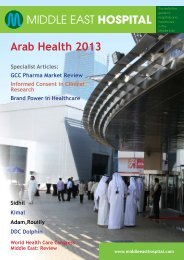Arab Health 2013 - Middle East Hospital Magazine