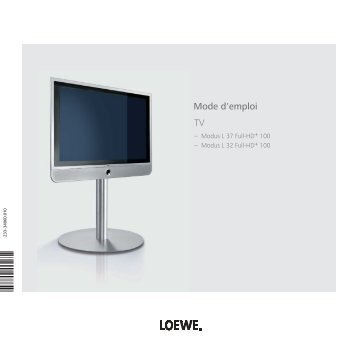 Mode d'emploi TV - Loewe