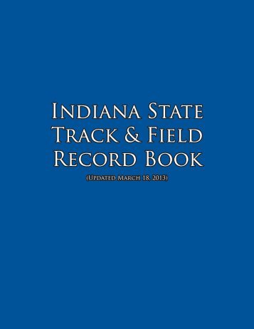 Records & Honors.indd - Indiana State University Athletics