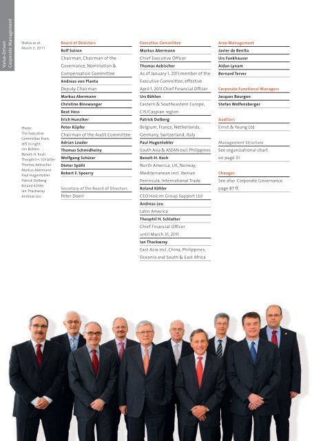 Annual Report 2010 Holcim Ltd