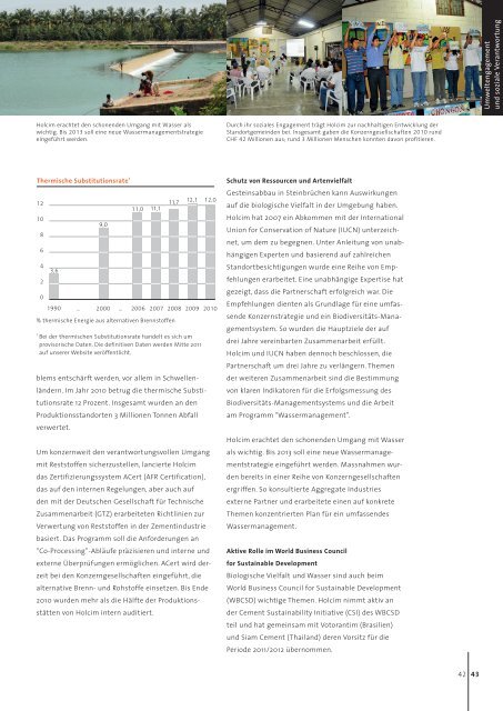 Geschäftsbericht 2010 Holcim Ltd