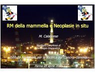 RM della mammella e Neoplasie in situ - Aicod