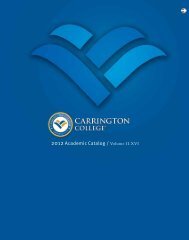 Carrington College Academic Catalog