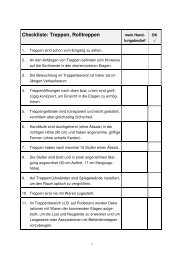 Checkliste: Treppen, Rolltreppen im PDF-Format - handelswissen.de