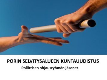 Poliittisen ohjausryhmän jäsenet kategorioittain (3) - Pori