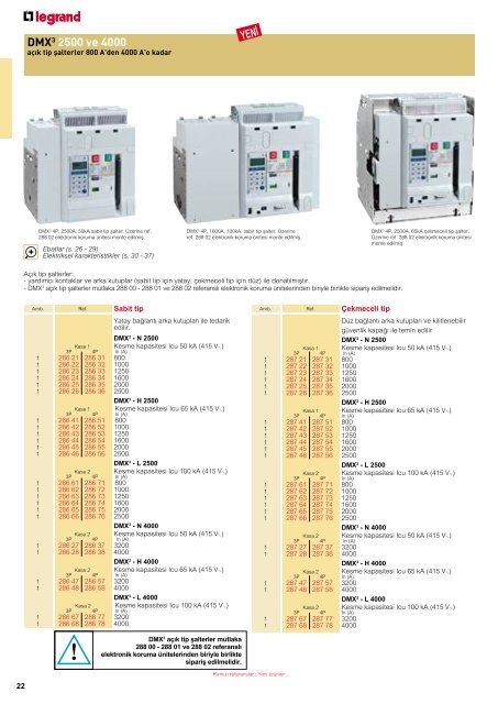 Legrand 2011-2012 Genel Katalog Sayfa 18 - 77 (4,61 MB, PDF)