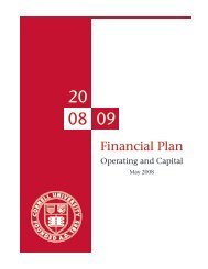 Financial Plan - Cornell University Division of Budget & Planning