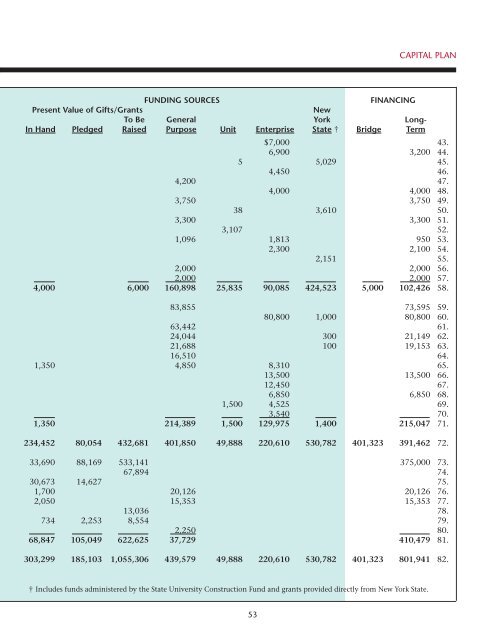 Financial Plan - Cornell University Division of Budget & Planning