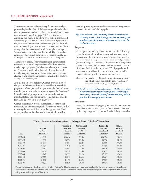 Financial Plan - Cornell University Division of Budget & Planning