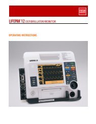 LIFEPAK 12 Defibrillator/Monitor Operating ... - Physio Control