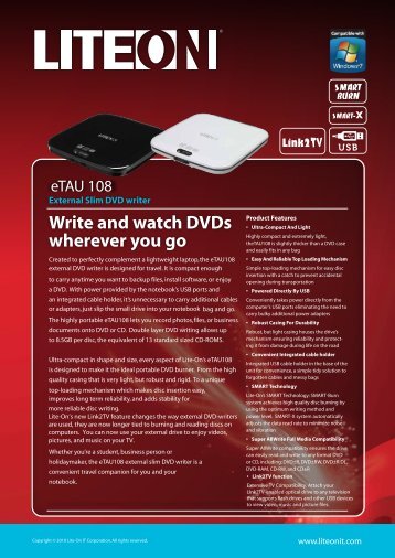 Write And Watch DVDs Wherever You Go - LITE-ON ODD