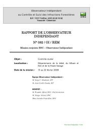 Rapport de mission REM NÂ°082 Cameroun - Observateur ...