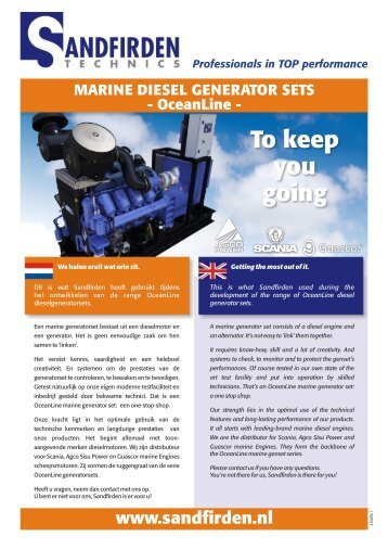 Marine Diesel Generator Sets 2.NLEN.2 OceanLine