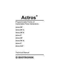 Actros - BIOTRONIK USA - News