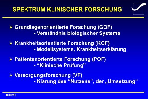 konzepte der dfg zur klinischen forschung