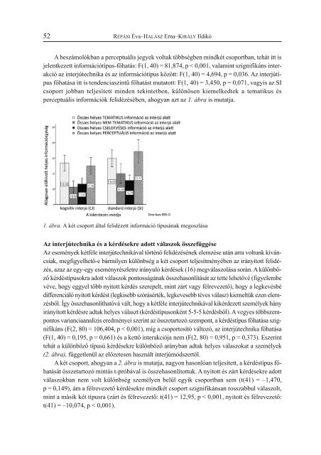 A kihallgatási technikák emlékezetre gyakorolt hatása - Alkalmazott ...