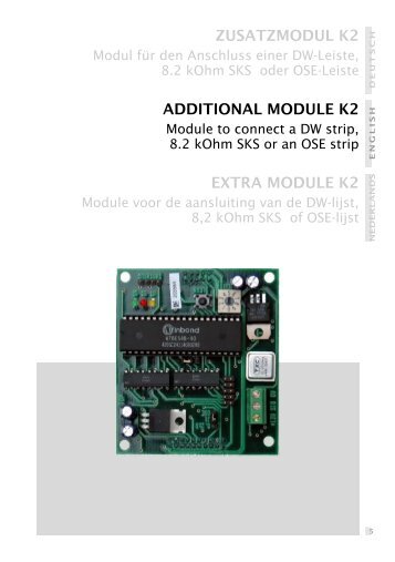 Instruction manual K2 - Mtec