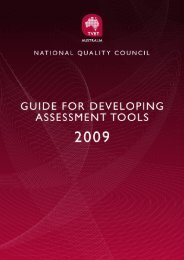 Guide for Developing Assessment Tools - National Skills Standards ...