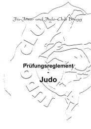 Prüfungsreglement - Judo und Jiu-Jitsu-Club Brugg
