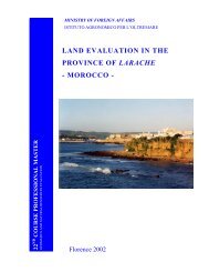 land evaluation in the province of larache - morocco - 22 - Iao