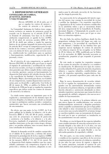 Decreto 329/2005, de 28 de julio, por el que se regulan los centros ...