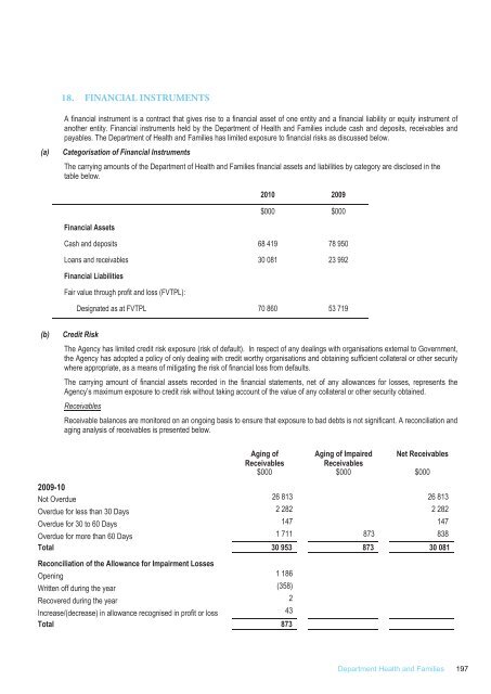 DHF Annual Report 2009 - NT Health Digital Library - Northern ...