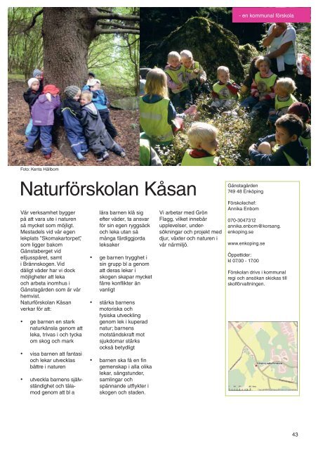 Förskolor och grundskolor - Enköping