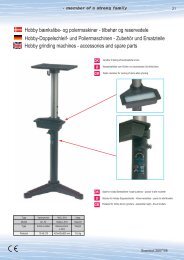Hobby bÃƒÂ¦nkslibe- og polermaskiner - tilbehÃƒÂ¸r og ... - SATB GmbH