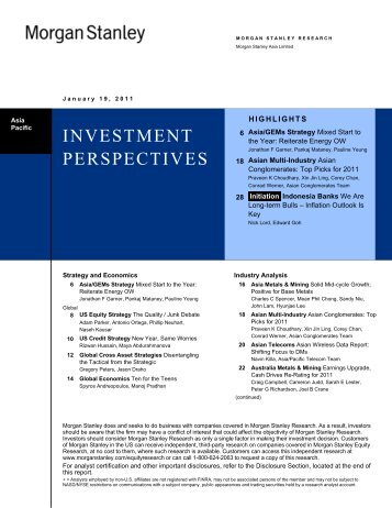 Asia/Pacific Investment Perspectives